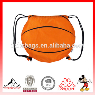 Sac à dos mignon de Drawstring de basket-ball avec le logo adapté aux besoins du client